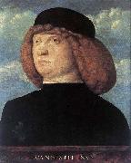 Giovanni Bellini Portrait of a Young Man oil on canvas